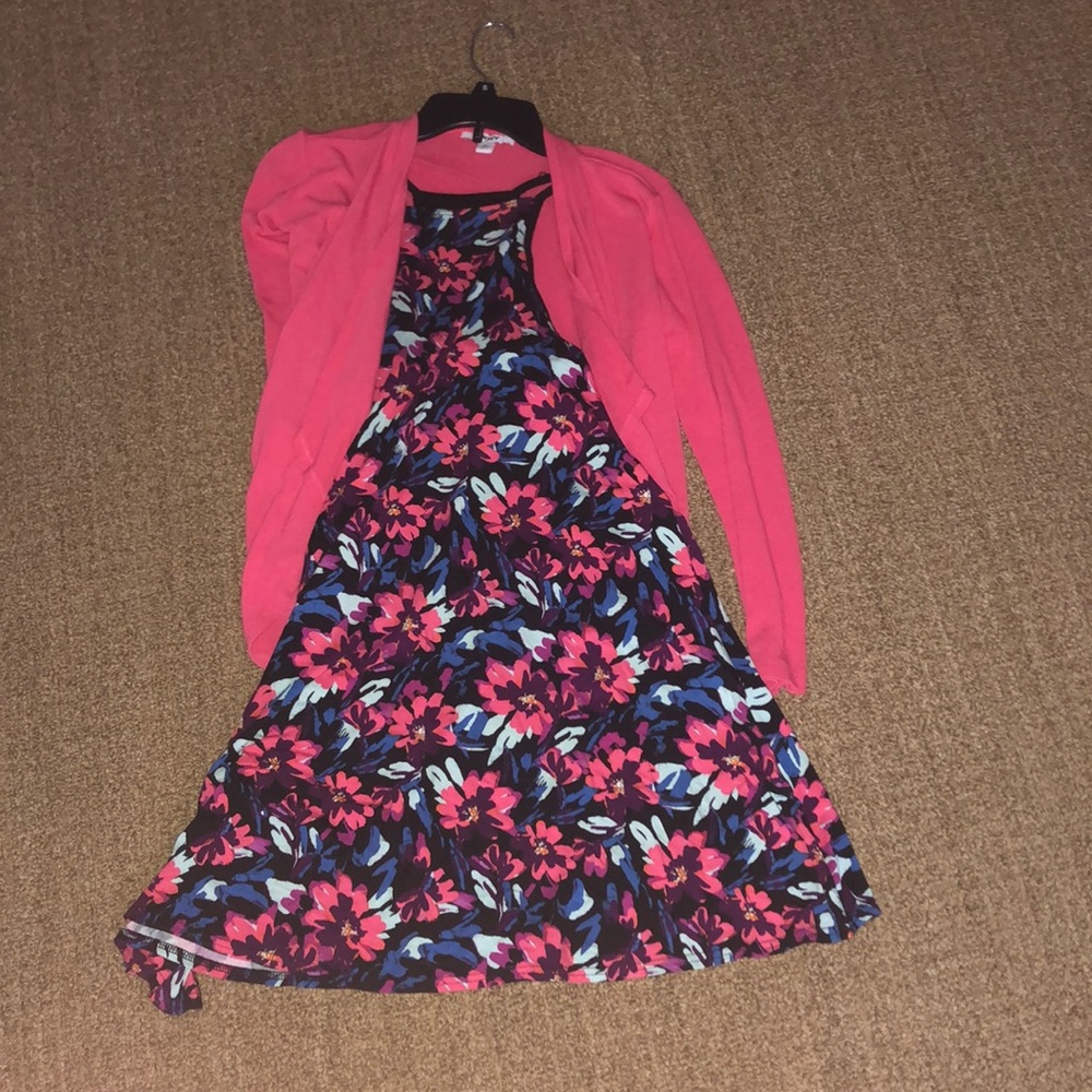 dress with sweater